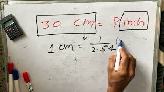30 cm to inches | Hindi | Surendra khilery