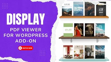 Display PDF Viewer For WordPress Add-on | Bookshelf WordPress Plugin | #TNcFlipbook