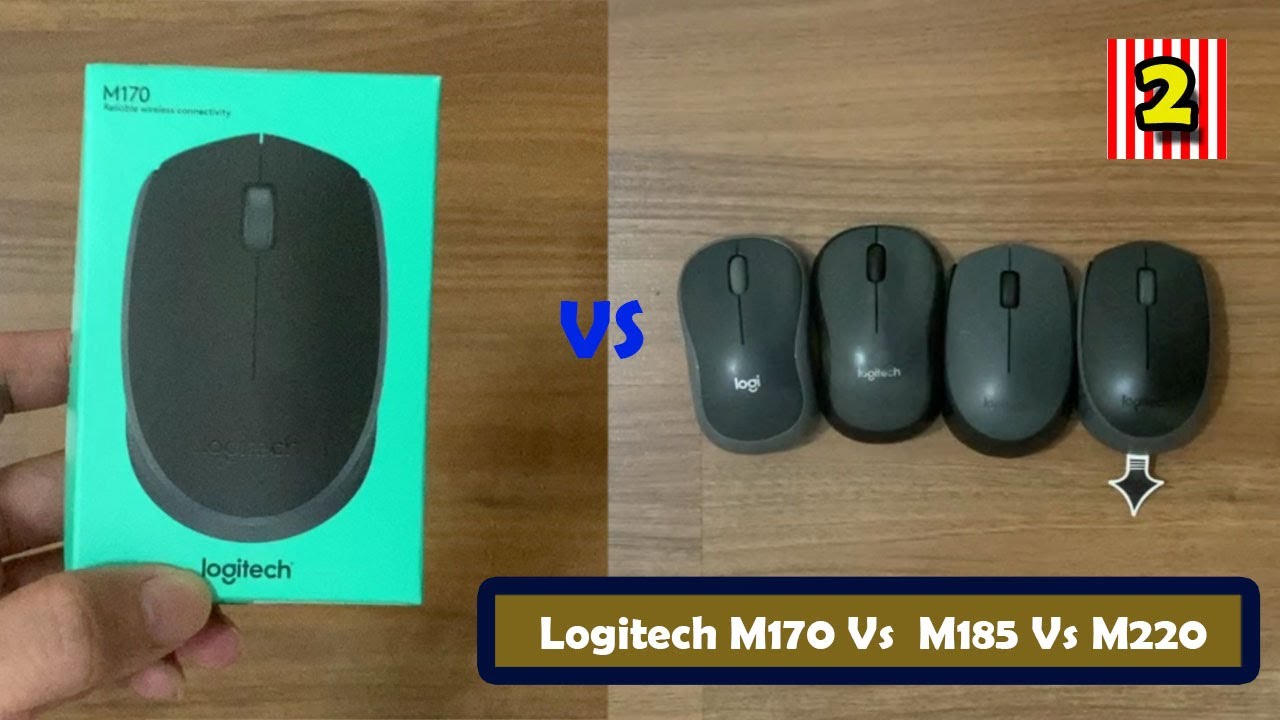Logitech M170 Mouse Compare M220 - YouTube