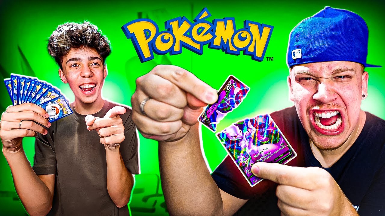 NÃOOO! ELE RASGOU MEU CARD DE POKEMON MAIS RARO!