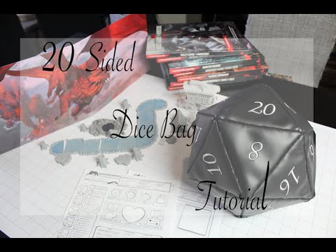 20 Sided Dice Bag Tutorial