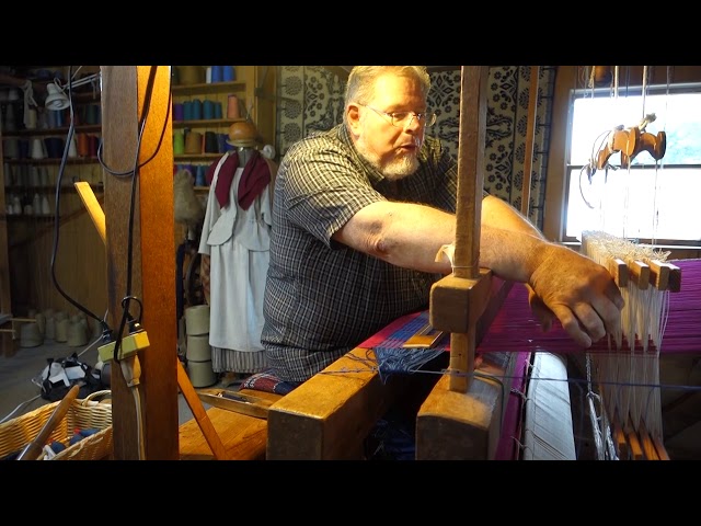 National Woven Coverlet Project: Bill Leinbach Demo