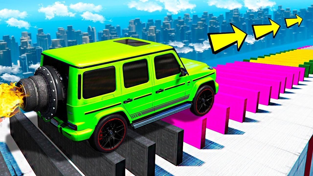 НЕРЕАЛЬНЫЙ ДРОП! КАК ДАЛЕКО ПО ЯМАМ ПРОЕДЕТ РАНДОМНАЯ МАШИНА В ГТА 5! РУССКИЕ ДОРОГИ В ГТА 5