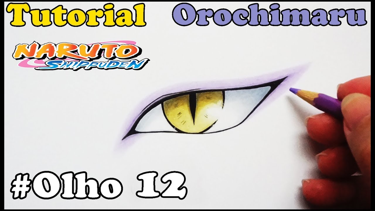 HOW TO DRAW ANIMAL EYES NARUTO - STEP BY STEP #NARUTO #ARTEECIABRASIL 