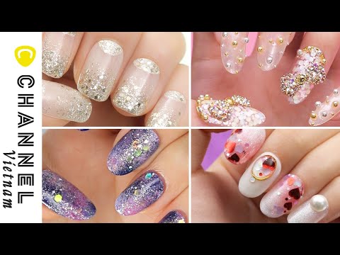Video Mẫu nail hologram kim tuyến lấp lánh ???? - youtube