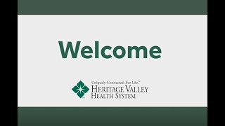 Heritage Valley Health System Welcome