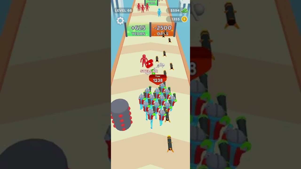 Crowd Evolution, you can grow and evolve your crowd and beat the enemies! part 24