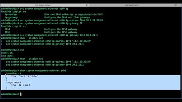 3 PicOS Initial Configuration