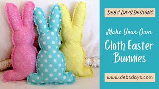 Easy Cloth Stuffed Easter Bunnies : Quick and Easy Holiday Tutorial
Learn how to make your own handmade stuffed fabric Easter Bunnies for the holiday with this quick and easy step by step sewing tutorial. Measuring approximately 5½” x 8 ½”, these cloth bunnies are a fun way to decorate your bowls, baskets, and tiered trays for the spring or Easter holiday. These stuffed shapes make a unique handcrafted gift idea for a garden party and its a great sewing project for beginners, too!
Get the digital PDF downloadable pattern in my Etsy shop at https://tinyurl.com/y2ekjncy
Blog: https://www.debsdays.com
Etsy shop: https://tinyurl.com/k5x8uzkp
Subscribe: https://www.youtube.com/DebsDays?sub_confirmation=1
Pinterest: https://www.pinterest.com/cruisingandcrafting
Links are affiliate links. This means that, at no additional cost to you, I will earn a small commission if you click through and make a purchase. Thanks for your support of the channel!
Materials used in this video:
Polyester Fiberfill Stuffing: https://amzn.to/3KeXWUy
Fiskars Pinking Shears: https://amzn.to/46t0Igi
Sewing Essentials I Use Daily:
Singer 9960 Sewing Machine: https://amzn.to/4nxlYIQ
Coats & Clark Dual Duty Thread: https://amzn.to/3FFM1uk
Singer Regular Point Needles: https://amzn.to/4naWcKF
Singer Plastic Bobbins: https://amzn.to/4nBX8Yh
Thread Snips: https://amzn.to/4ng4dhu
Clover Wonder Clips: https://amzn.to/3ULzSbt
Gingher Dressmaking Scissors: https://amzn.to/3IiXKDk
Fiskars Softgrip Scissors: https://amzn.to/4gEJJN2
Olfa 45mm Rotary Cutter: https://amzn.to/3BnX9cV
Fiskars Cutting Mat: https://amzn.to/3Pg5LYv
Omnigrid Rulers: https://amzn.to/3VOE2Rs
Panasonic Cordless Iron: https://amzn.to/3Vq6nPi
Check out all my other DIY sewing and craft projects with supply lists, templates, and step-by-step how-to tutorials: https://www.debsdays.com
https://youtu.be/DXuV6rS4odc
#easysewingtutorial #easterdecoration #easterbunnies #gardenparty #holidaydecorideas
#EtsyCreatorCo #ad Easy Cloth Stuffed Easter Bunnies : Quick and Easy Holiday Tutorial