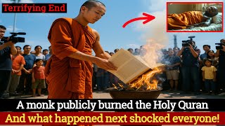 A monk publicly burned the Holy Quran and what happened next shocked everyone!