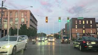 Drive into Downtown Grand Rapids from the North