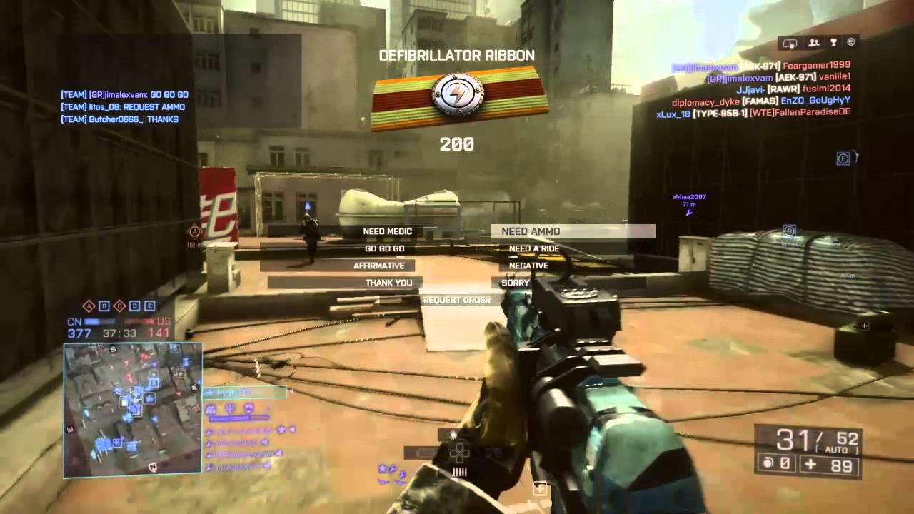 Battlefield 4 nice killstreak