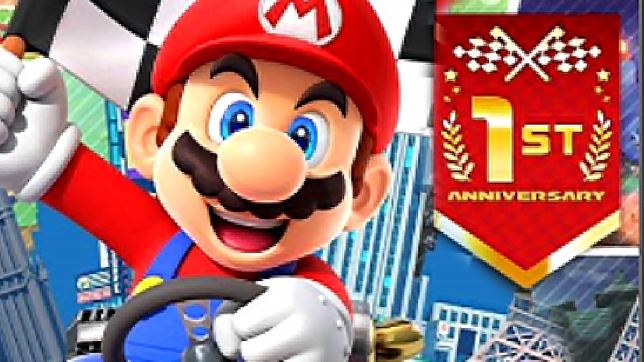 Mario Kart Tour Coin Rush Gameplay (1st Anniversary Tour) YouTube