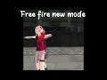New mod in free fire game 😅😅a anime character dance video 😎😎
