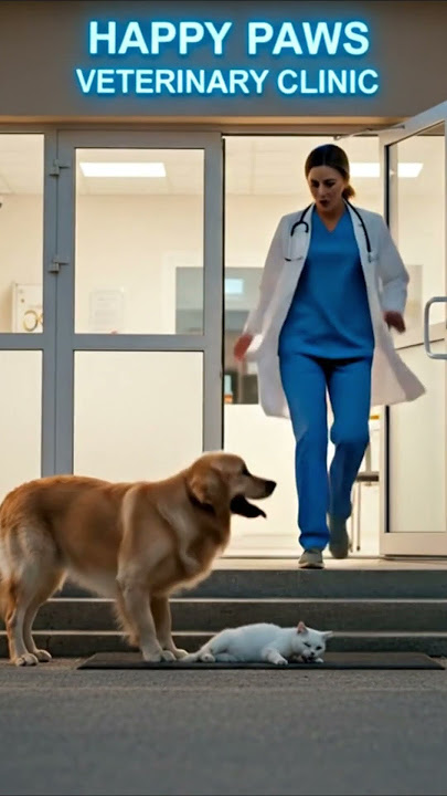 https://tee79.com/dog. A Loyal Dog Carries His Injured Cat Friend to the Vet πΆπ±π