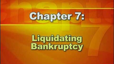 Bankruptcy Basics - Part  2: Types of Bankruptcy
