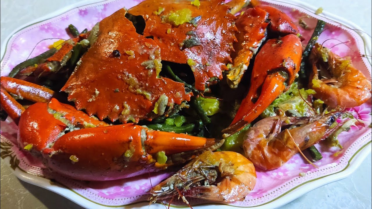 SEAFOOD GINATAAN | GINATAANG ALIMANGO AT HIPON | NAPAKASARAP | QUICK ...