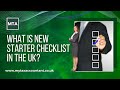 What Is a New Starter Checklist in the UK? | HMRC Employment Form Explained 2025-26 | MTA