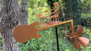 Garden Metal Drummer Windmill