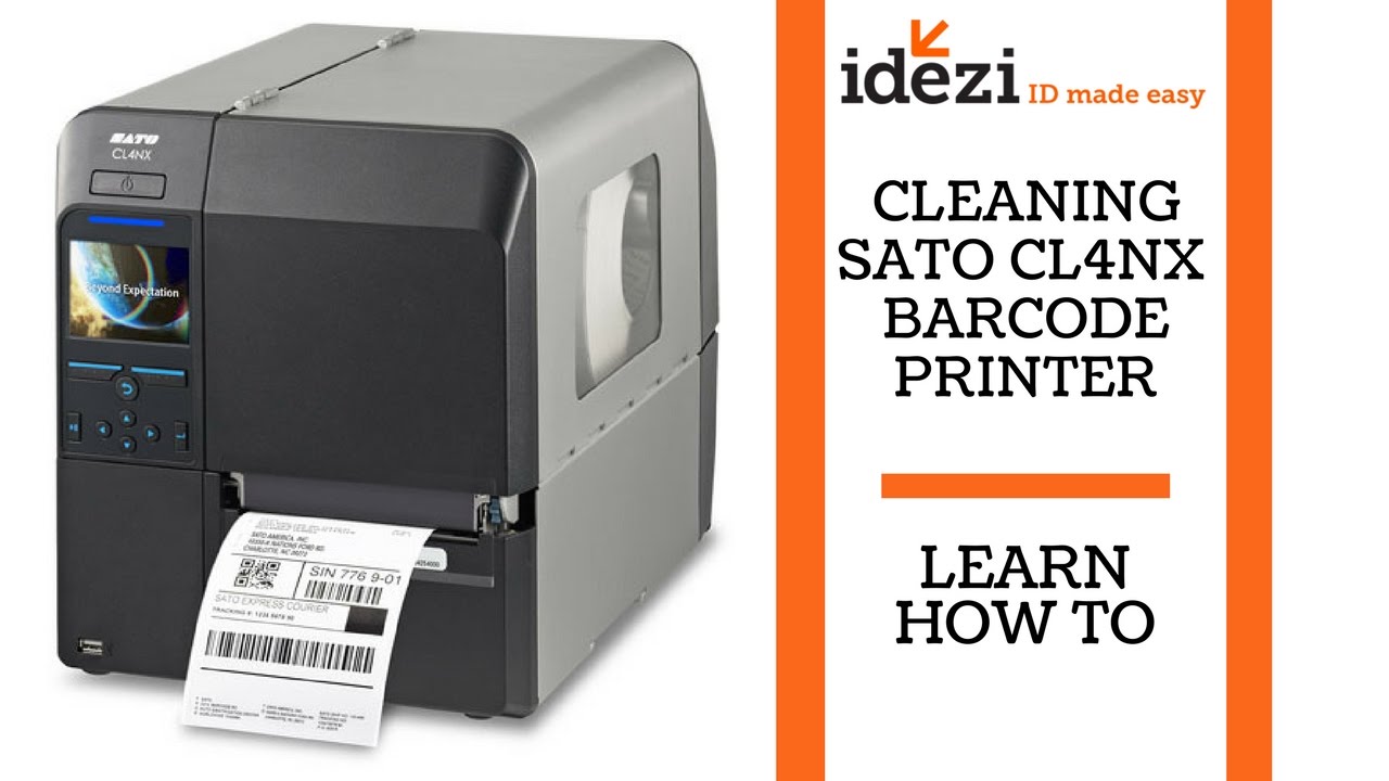 Sato CL4NX - Cleaning - Barcode Printer - Idezi "ID Made Easy"