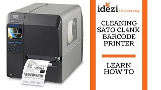 Sato CL4NX - Cleaning - Barcode Printer - Idezi "ID Made Easy"