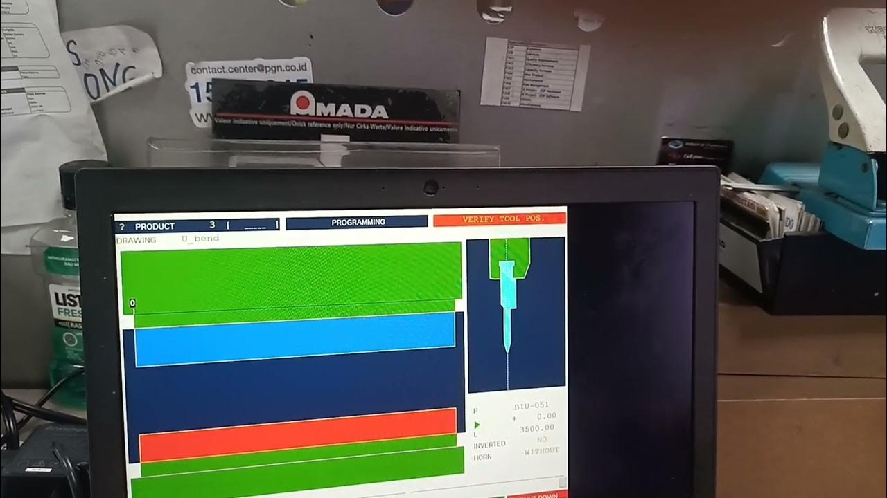 Cybelec DNC 880S press brake controller YouTube