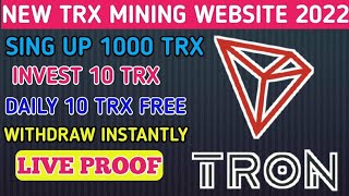 New Trx Earning sing up 1000trx || Because minig application || Tron earning app || screenshot 4