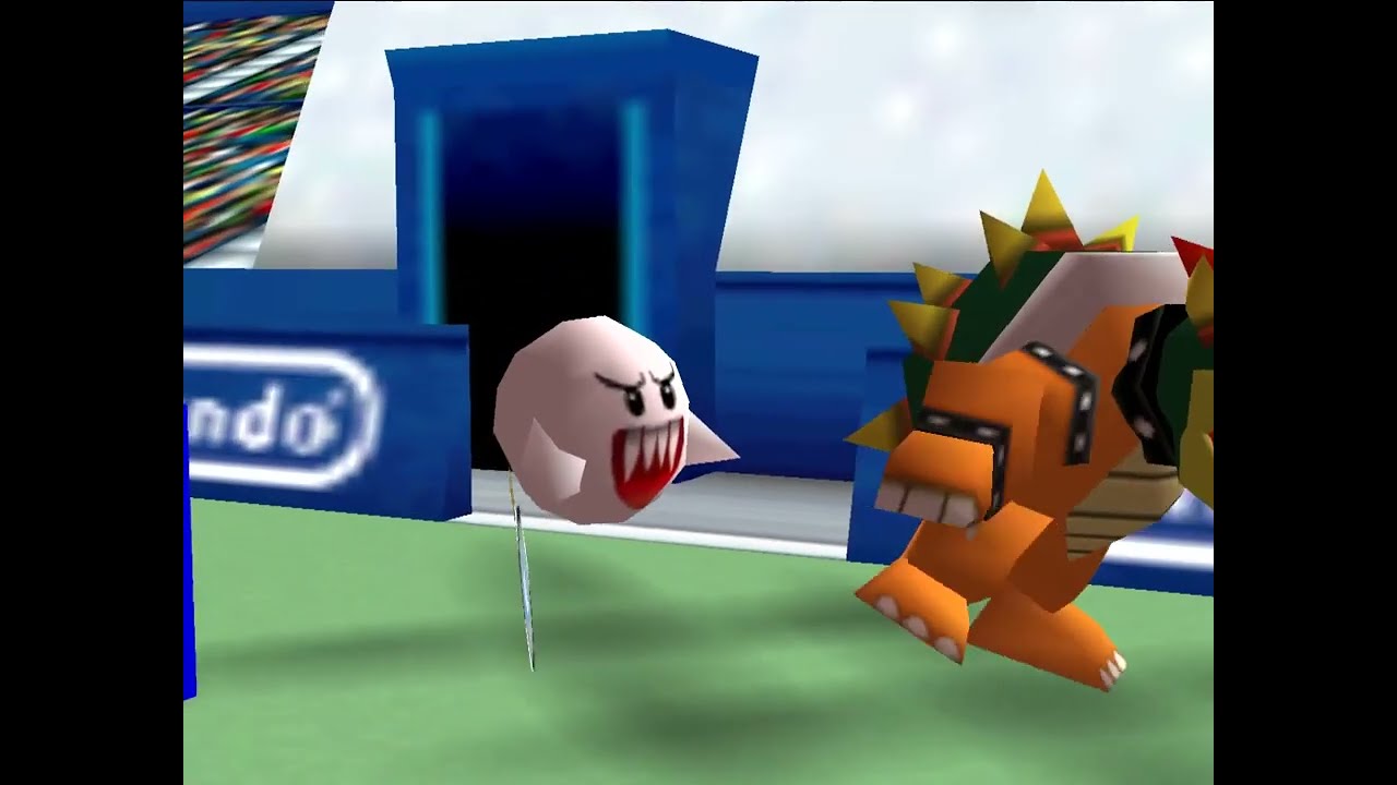 Mario Tennis 64 Mushroom Cup Doubles - Bowser and Boo