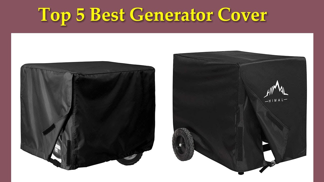 Himal Weather/UV Resistant Generator Cover 32 x 24 x 24 inch,for Universal Portable Generators 5000-10,000 Watt Black 