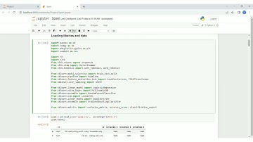 Spam detection technique using ML