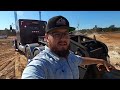 Hauling deere backhoe with the RGN lowboy | kenworth with LOUD JAKES