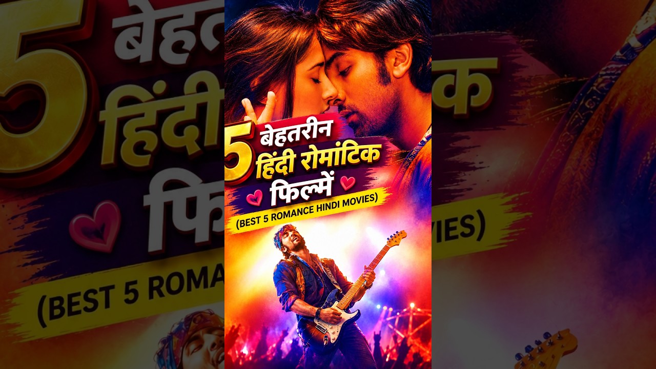 🔥 5 बेहतरीन हिंदी रोमांटिक फिल्में (🔥 BEST 5 HINDI ROMANCE MOVIES)