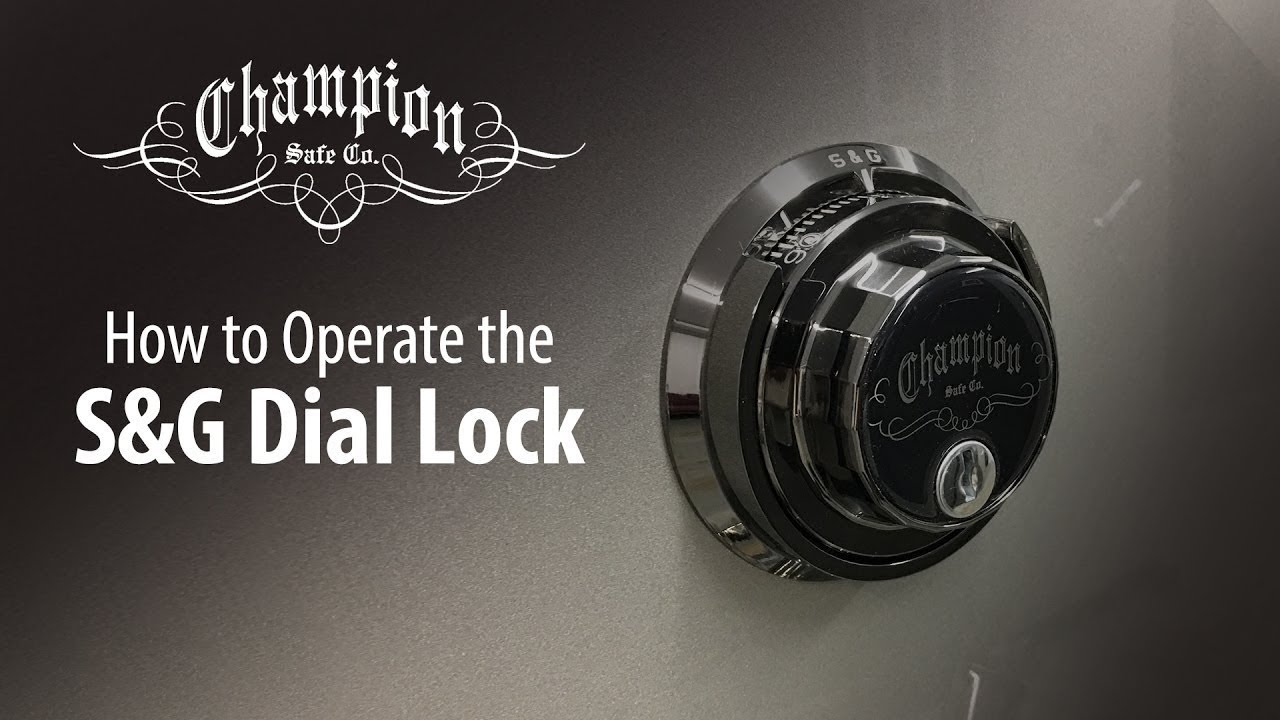 S&G Mechanical Lock Operation YouTube