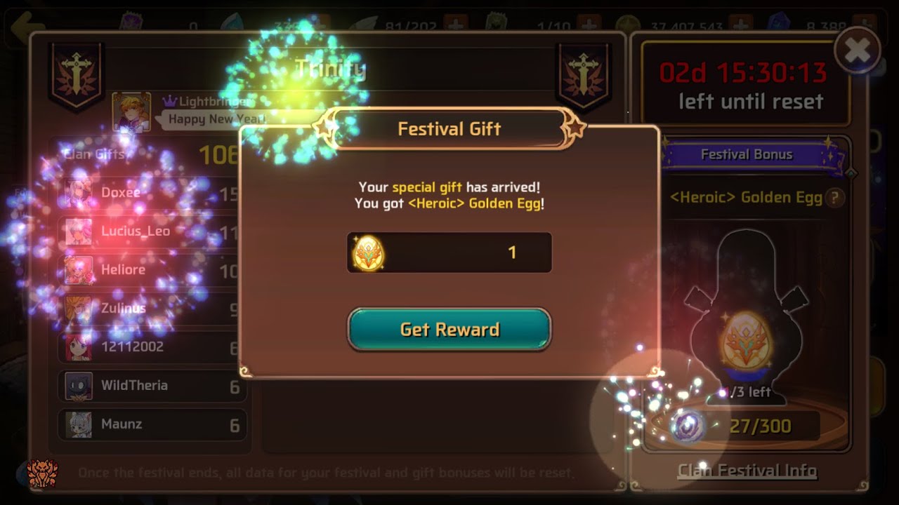 MSL - Clan Festival January 2022