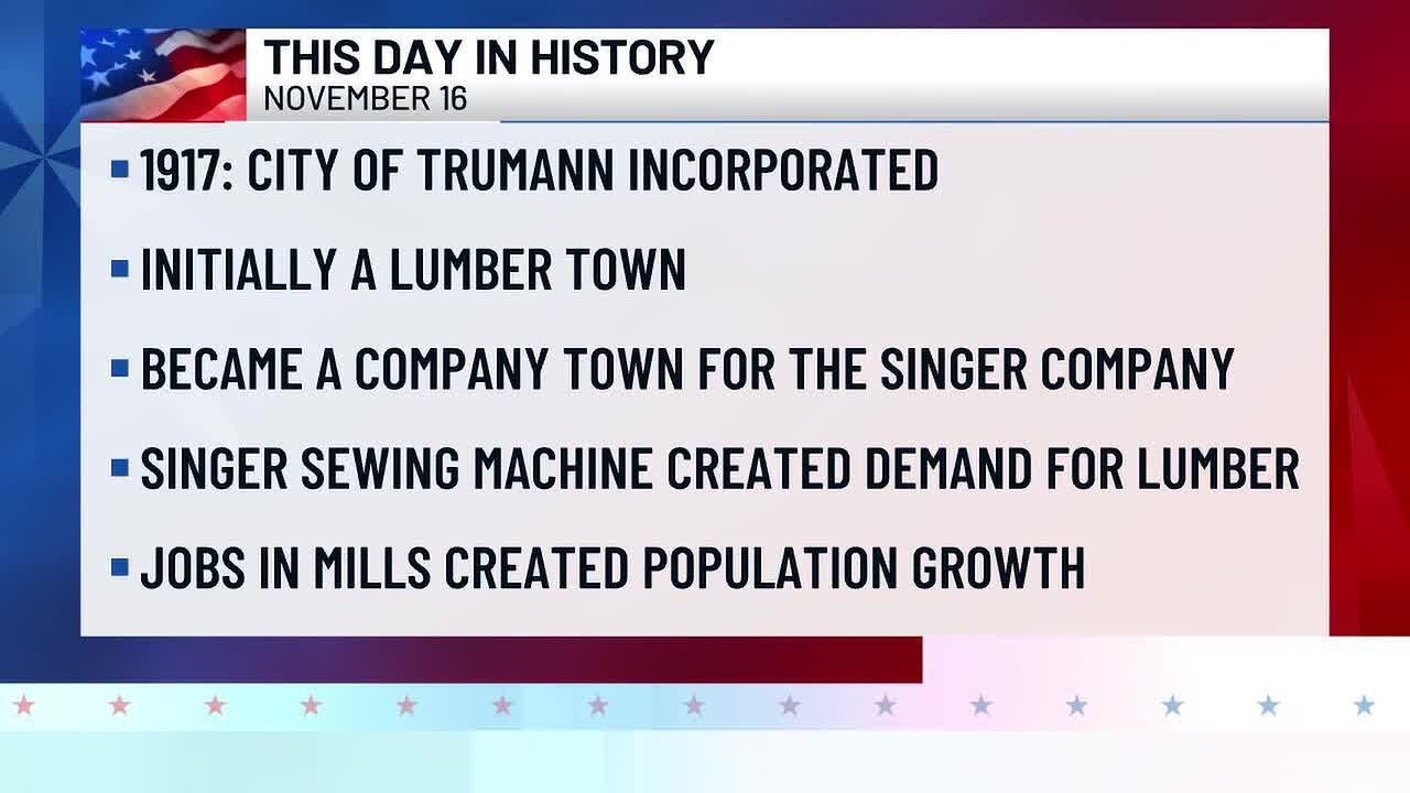 We the People: Nov. 16 - City of Trumann incorporate in 1917