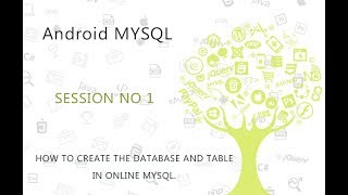 Android MySQL Database Tutorial 1   Create Database and Tables in Online MySQL    YouTube