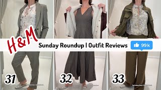 Looks 31-33 Sunday Roundup | 3 H&M Outfit Reviews | Trying Fast Fashion Over 40 screenshot 3