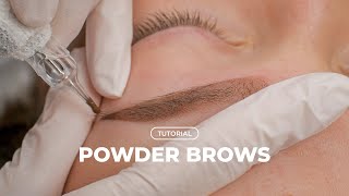 : Powder Brows Tutorial For Beginner