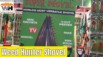 Weed Hunter Super Shovel From Xcellent MFG For Garden and Yard Weed Killing | Weekend Handyman