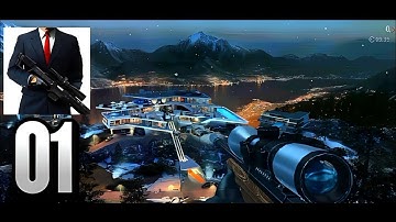 Hitman Sniper - Gameplay walkthrough - Part 01 (iOS, Android).