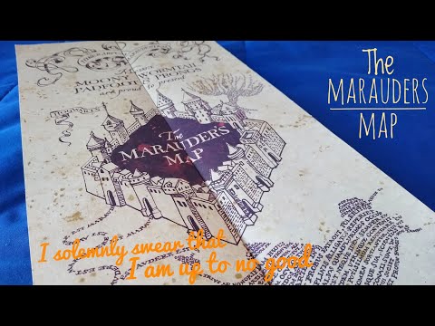 The Marauders Map  The Noble Collection: Harry Potter 