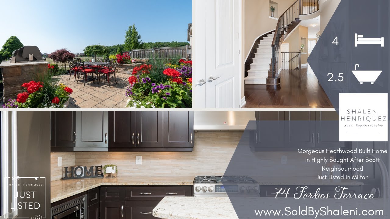 74 Forbes Terrace Milton Real Estate Just Listed in Milton, Ontario