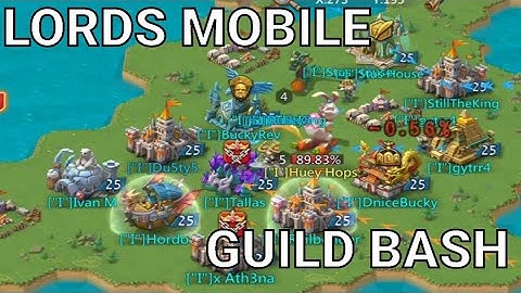 Lords Mobile ~ Guild Bash Master level Rewards
