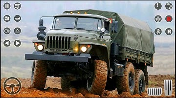 Army Vehicle Transport Truck Simulator Android Gameplay #6