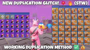 INSANE STW Duplication Glitch! 😱💎 Duplicate Everything!