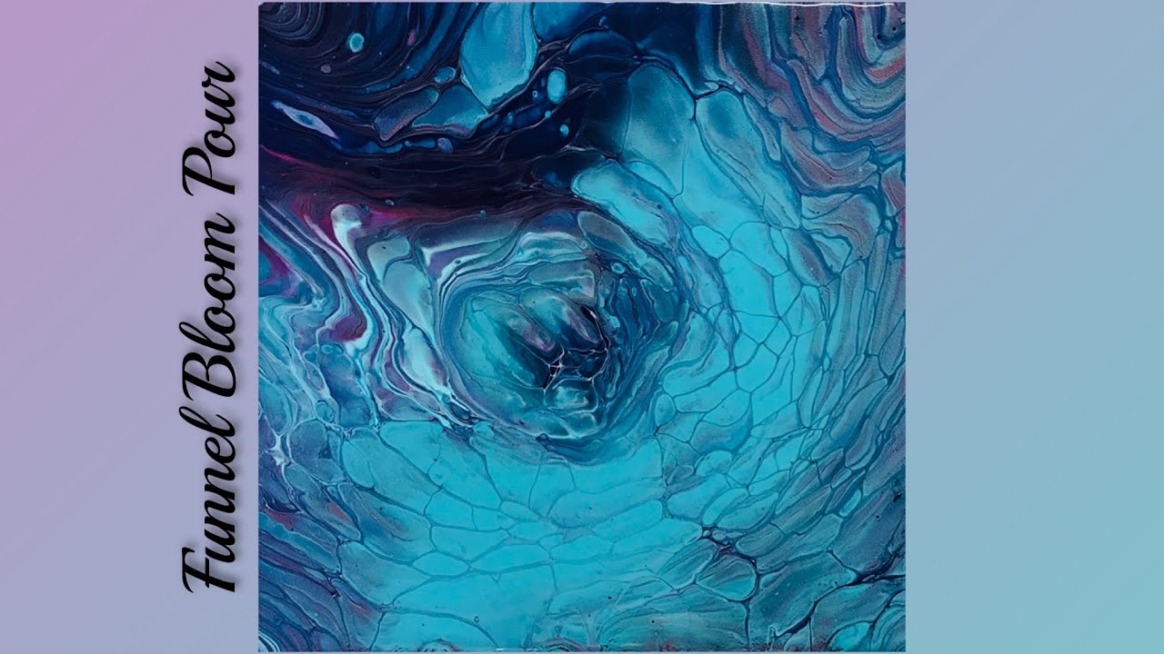(606) New! Funnel Bloom Technique and Cell Activator, Acrylic Pouring ...