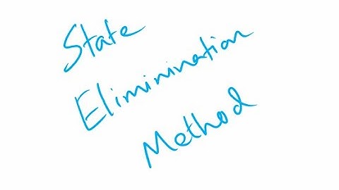 State Elimination Method | DFA to Regular Expression