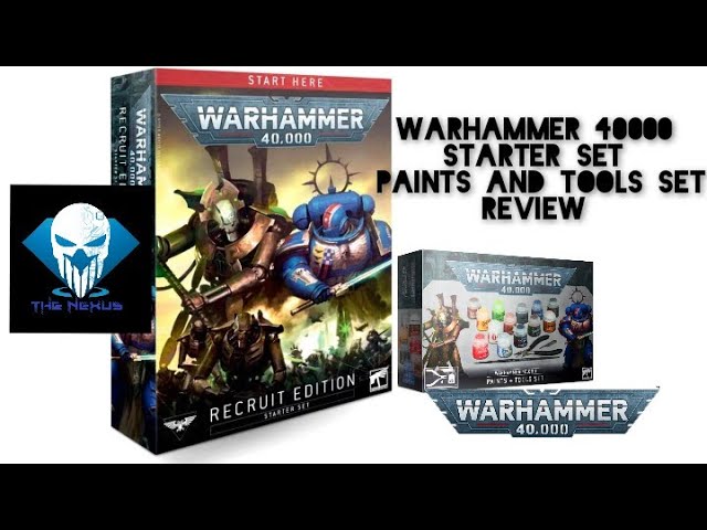 Review: Garfy and Jo give the Warhammer 40,000 Paint Set a try » Tale of  Painters