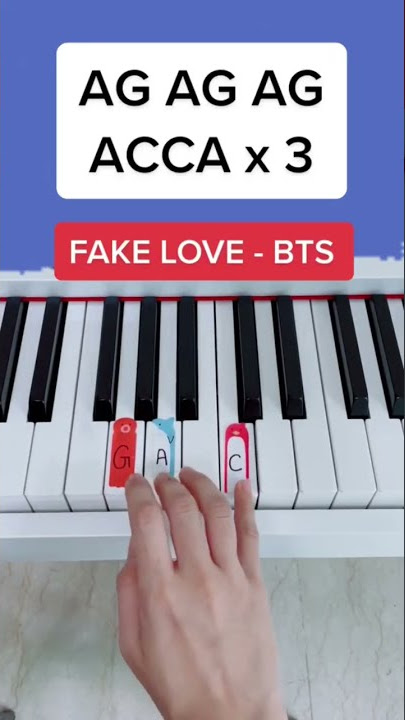 How to play Fake Love by BTS #easypianotutorial #pianobeginner #fakelovebts #btspiano #summypiano