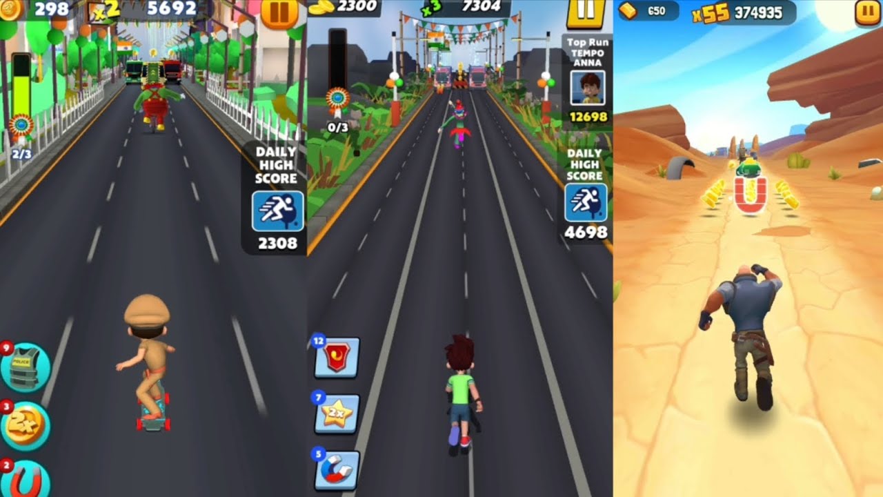 Little Singham Super Skater 🆚 Kicko & Super Speedo 🆚 Jumanji New Update Gameplay🎮 #games #video 